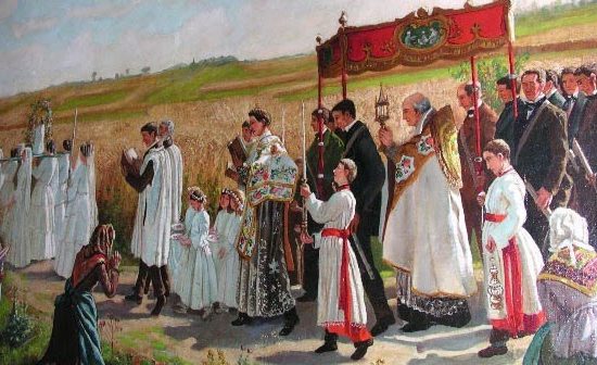 Ophod (procesija) na blagdan Tijelova